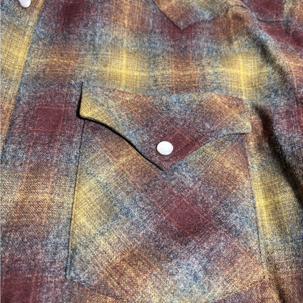Pendleton Western Canyon Snap Button Wool Shirt N… - image 8